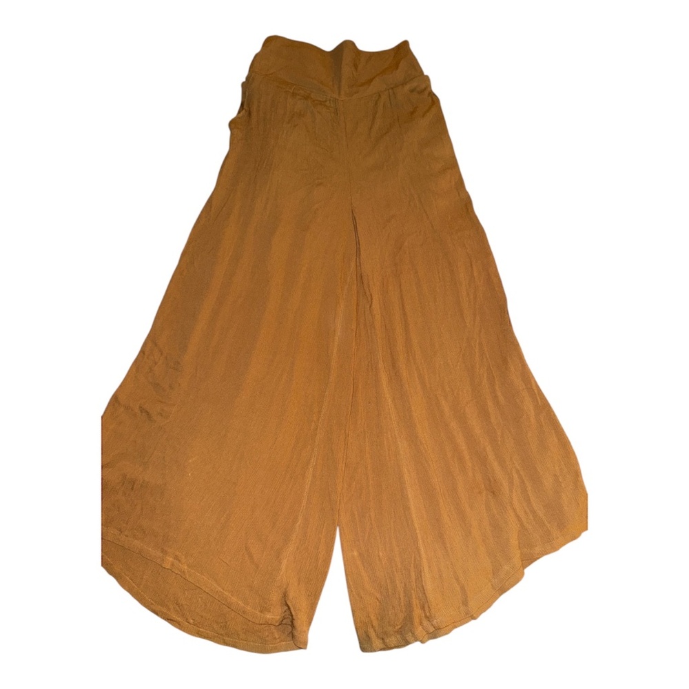 Manaola Wide Leg Pants in Mustard